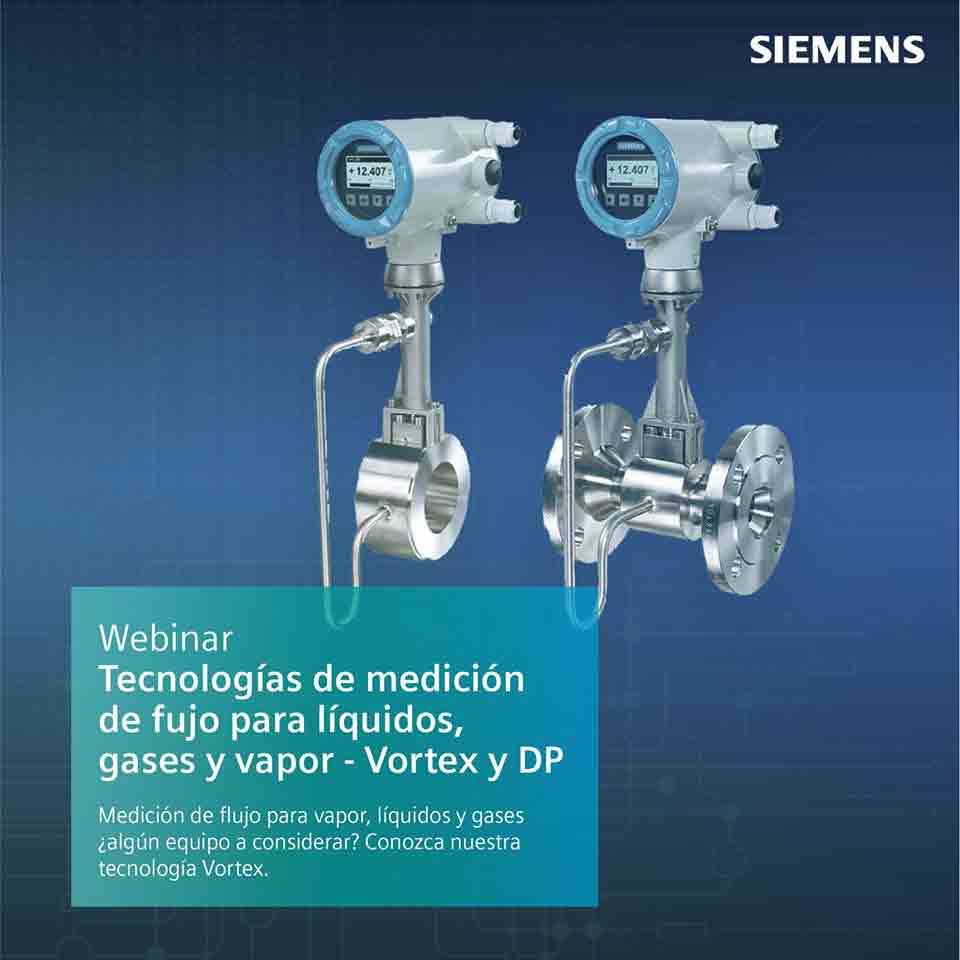 Tecnologia de medicion de flujo para liquidos, gases y vapor -Vortex y DP