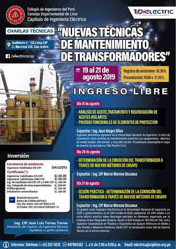 Nuevas técnica de mantenimiento de transformadores.